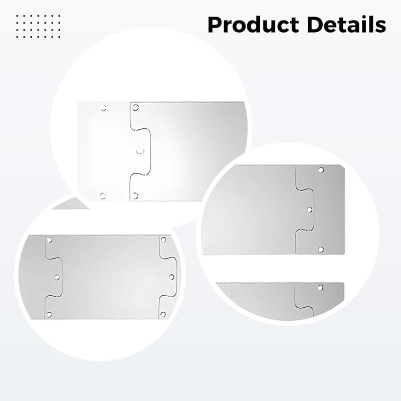 Stainless Steel Door Kick Plates 6x30 Inch 10 Pcs Scratch Resistant Protection Interior Exterior - Image 4